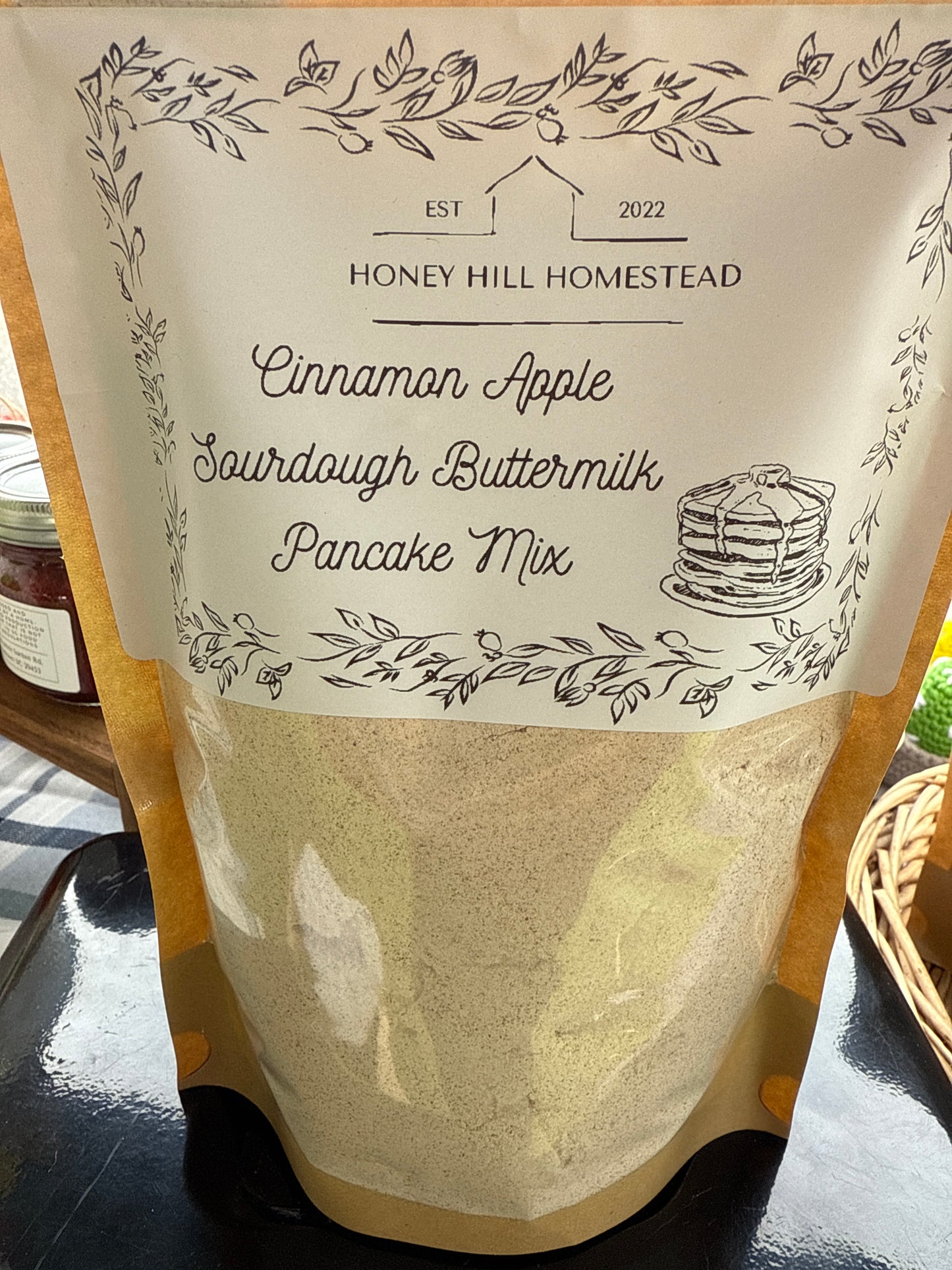 Cinnamon Apple Sourdough Buttermilk Pancake Mix
