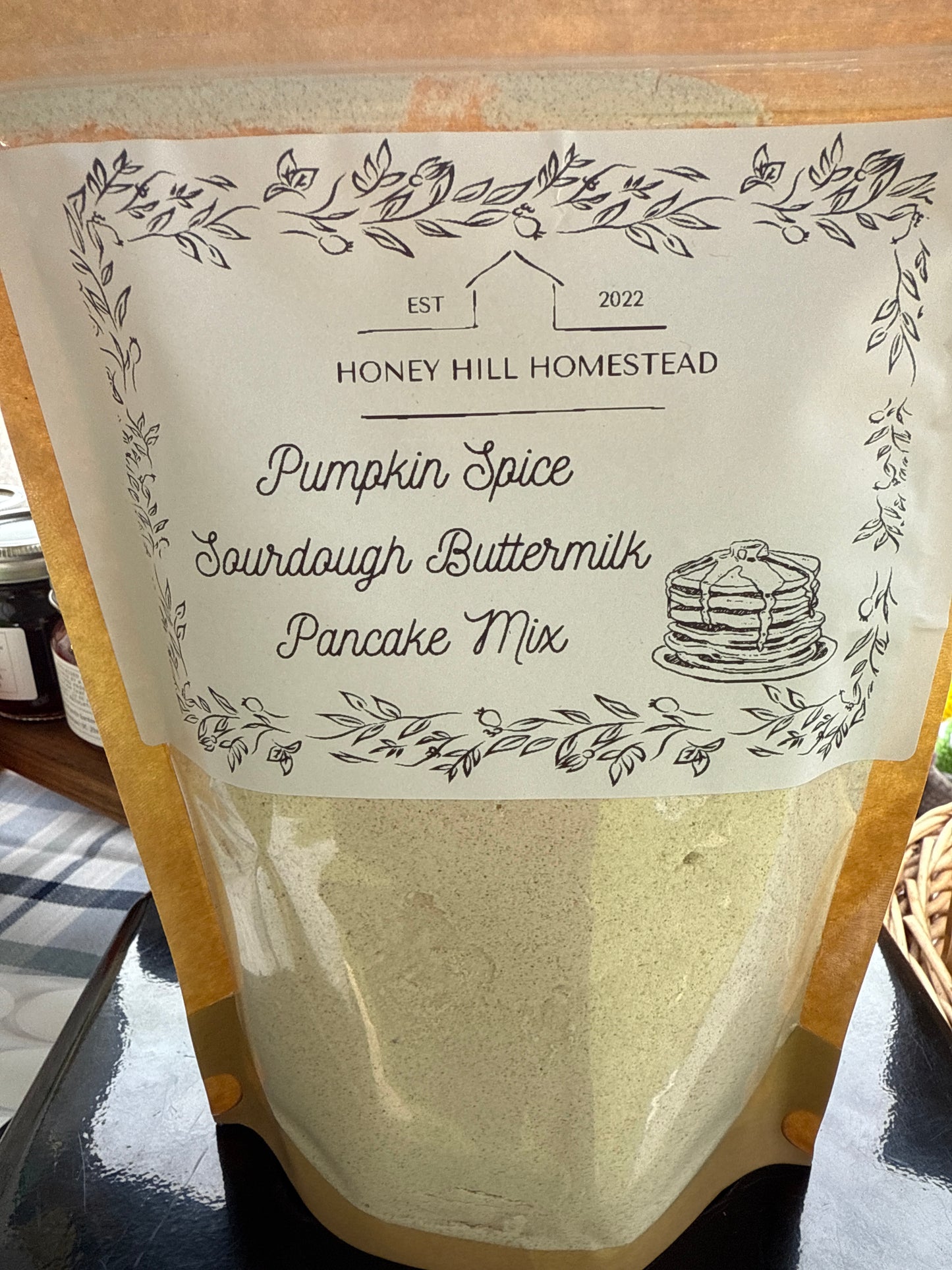 Pumpkin Spiced Sourdough Buttermilk Pancake Mix