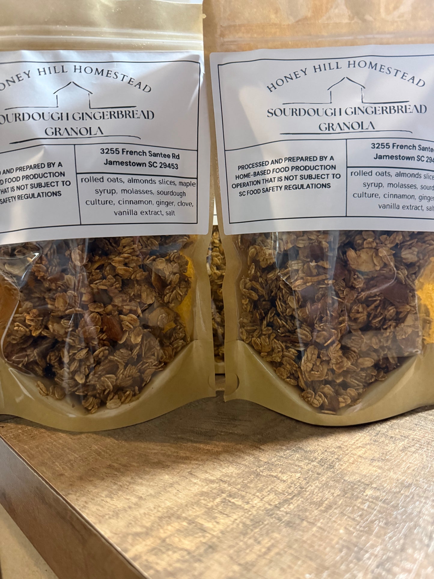 Sourdough Gingerbread Granola